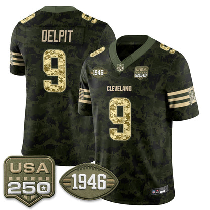 CLE 2026 Salute to Service Vapor Jersey - Stitched