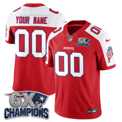 NE x Vibranium Shield Edition Vapor Custom Jersey V2 - Stitched