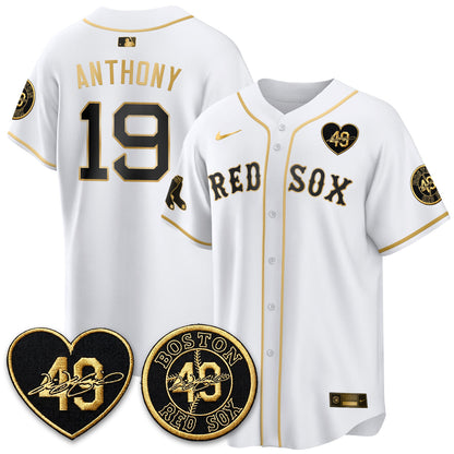 BOS Tim Wakefield Memorial Patch Vaper Premier Limited Jersey - Stitched