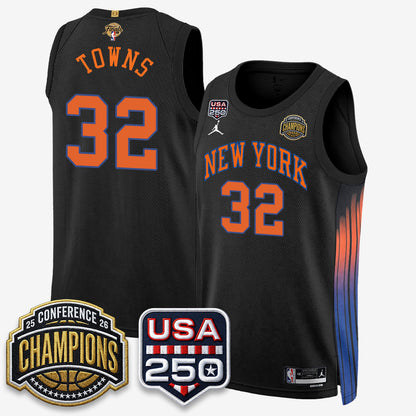 NYK 2026 NBA Eastern Conference Champions City Edition Jersey V2- Stitched