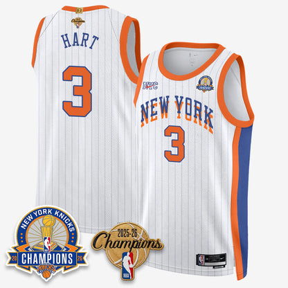 NYK 2026 Basketball Champions Special Edition Vapor Jersey V2- Stitched