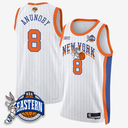 NYK 2026 NBA Finals x Bunny Vapor Jersey - Stitched