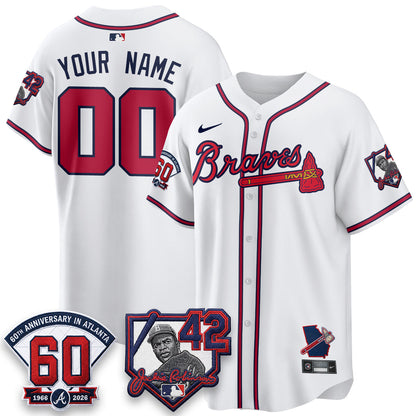 ATL 2026 Jackie Robinson Day Vapor Limited Custom Jersey - Stitched