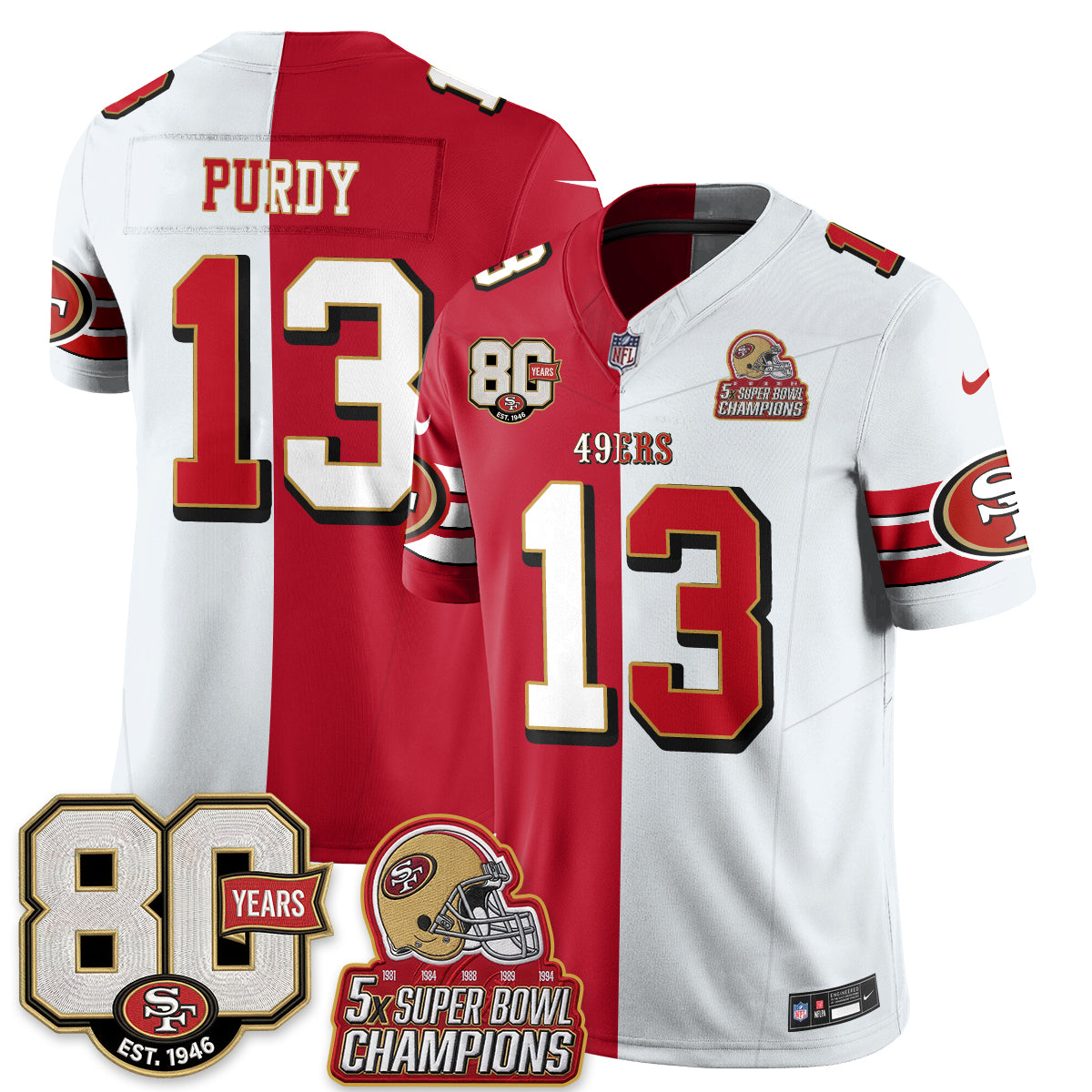 SF Split Style Vapor Jersey - Stitched