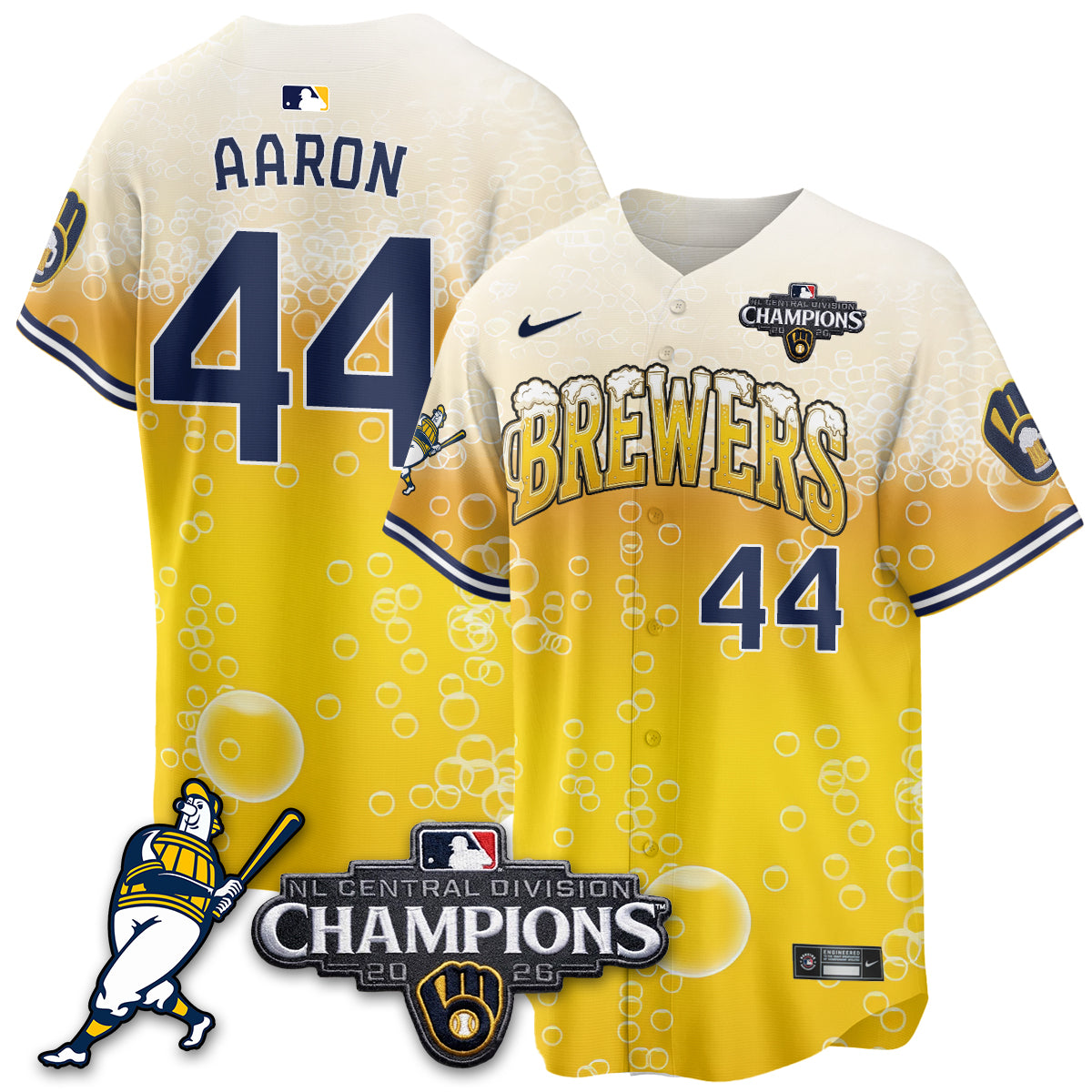 MIL 2026 NL Division Champs Vapor Jersey V2- Stitched