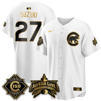 CHC 2027 All Star Game Gold Edition Vapor Jersey - Stitched