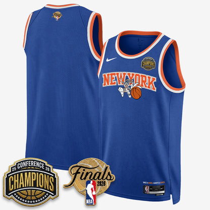 NYK 2026 NBA Eastern Conference Champions x Looney Tunes Vapor Jersey V2- Stitched
