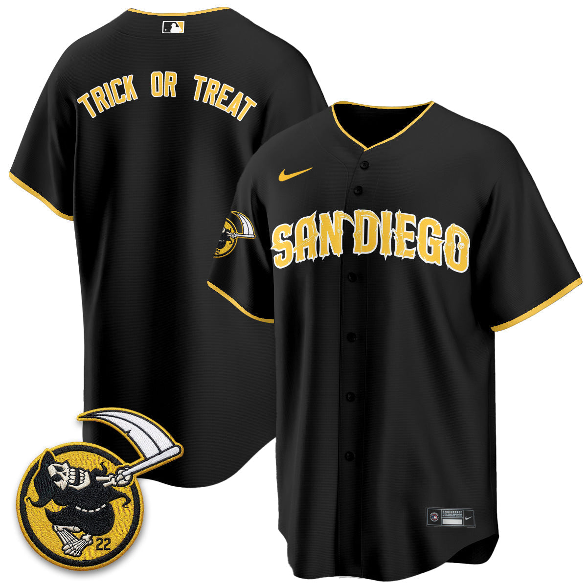 SD x Grim Reaper Vapor Jersey - Stitched