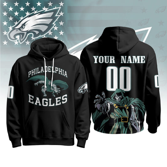 PHI x Green Cape Villain Edition Pullover Custom Hoodie - Printed