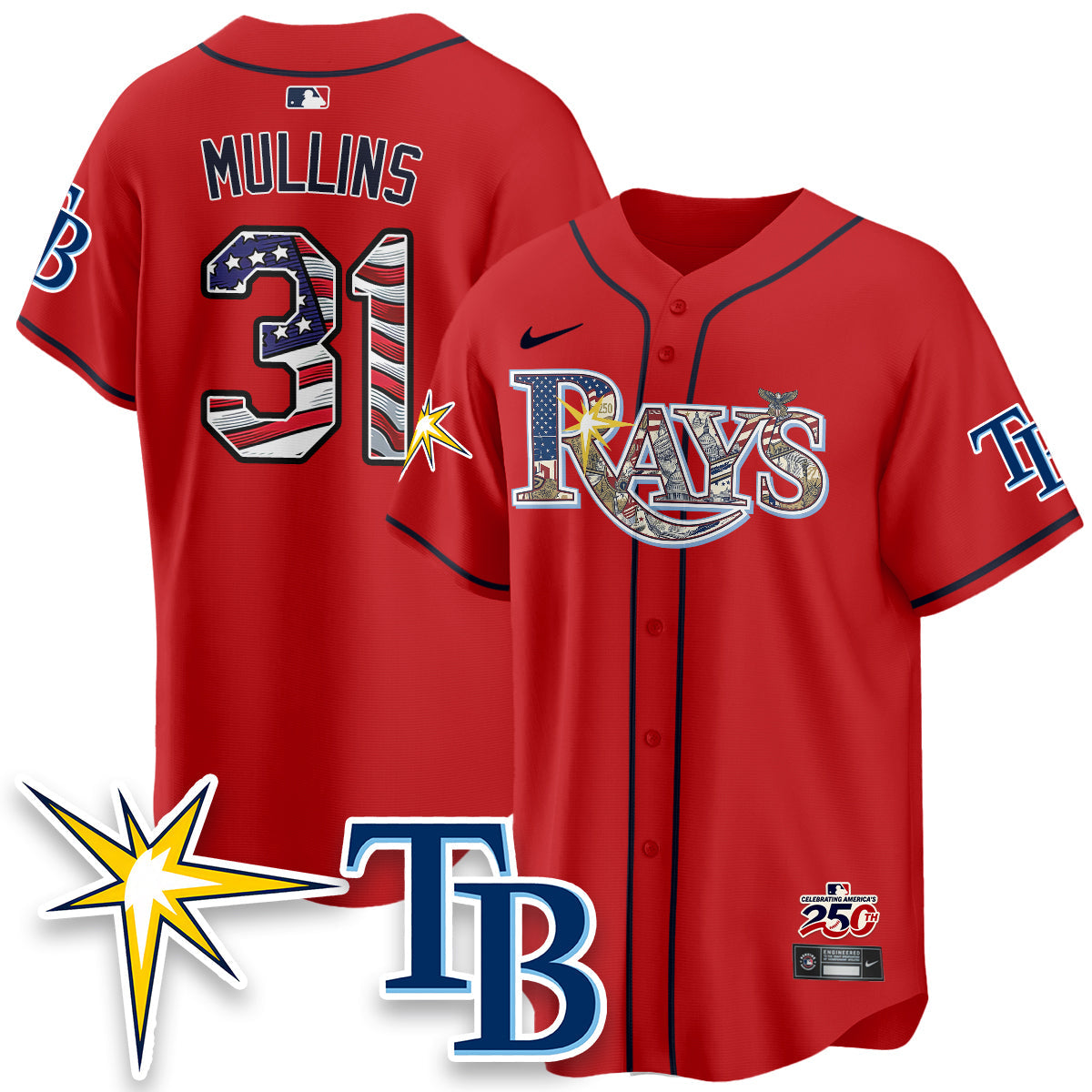 TB Independence Day USA 2026 Vapor Limited Jersey - Stitched