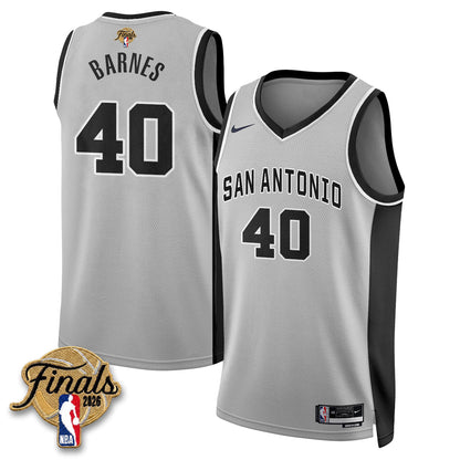 SAS 2026 NBA Western Conference Champions Vapor Jersey V2- Stitched