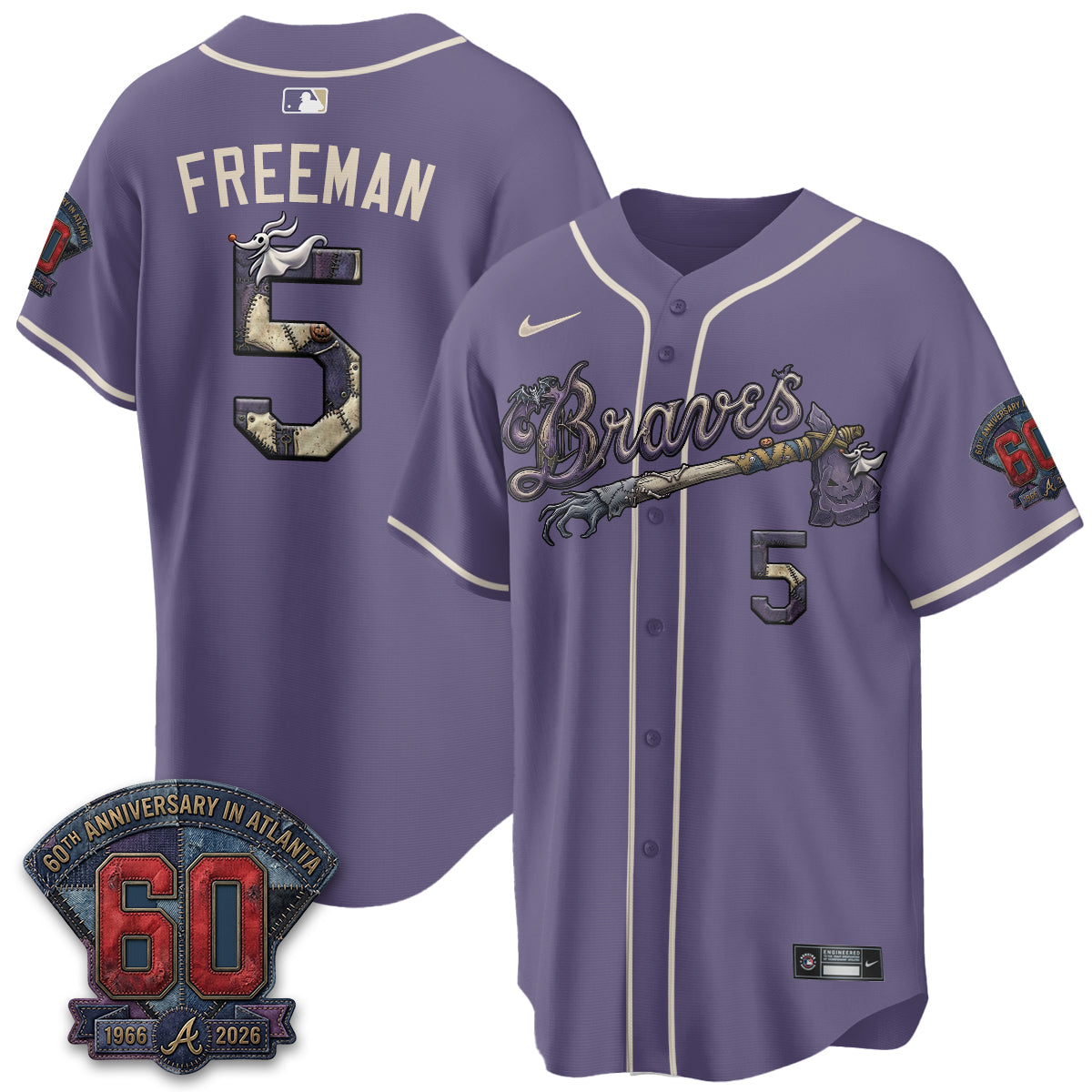 ATL Nightmare Edition Vapor Jersey - Stitched-NQD