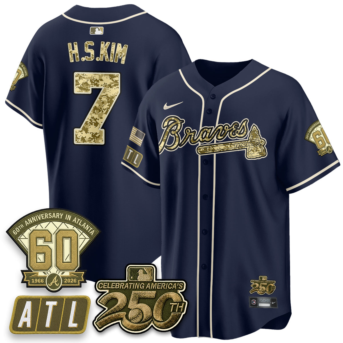ATL Salute to Service 2026 Vapor Limited Jersey - Stitched