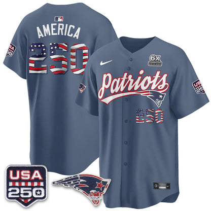 NE America Edition Vapor Jersey - Stitched