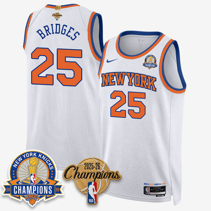 NYK 2026 Basketball Champions Special Edition Vapor Jersey V2- Stitched