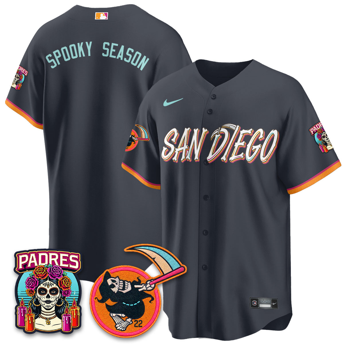 SD x Grim Reaper Vapor Jersey - Stitched