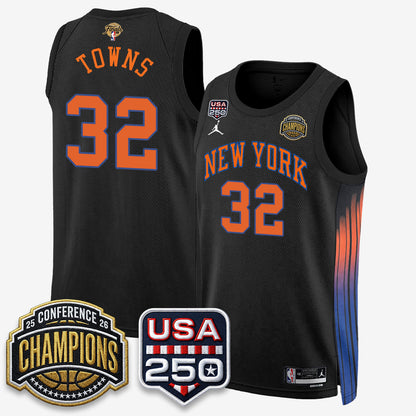NYK 2026 NBA Eastern Conference Champions City Edition Jersey - Stitched