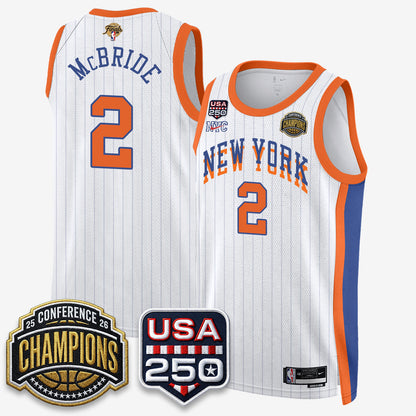 NYK 2026 NBA Eastern Conference Champions City Edition Jersey - Stitched