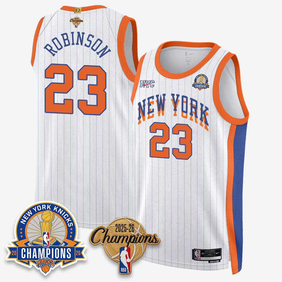 NYK 2026 Basketball Champions Special Edition Vapor Jersey V2- Stitched