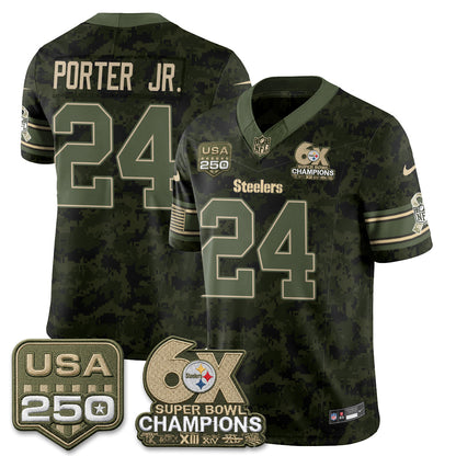 PIT 2026 Salute to Service Edition Vapor Jersey - Stitched