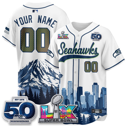 SEA City Edition Vapor Baseball Custom Jersey - Stitch