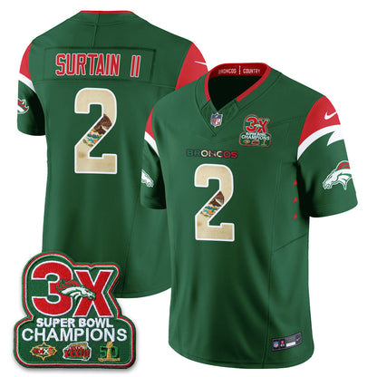 Denver Broncos Mexico Edition Vapor Jersey - Stitched