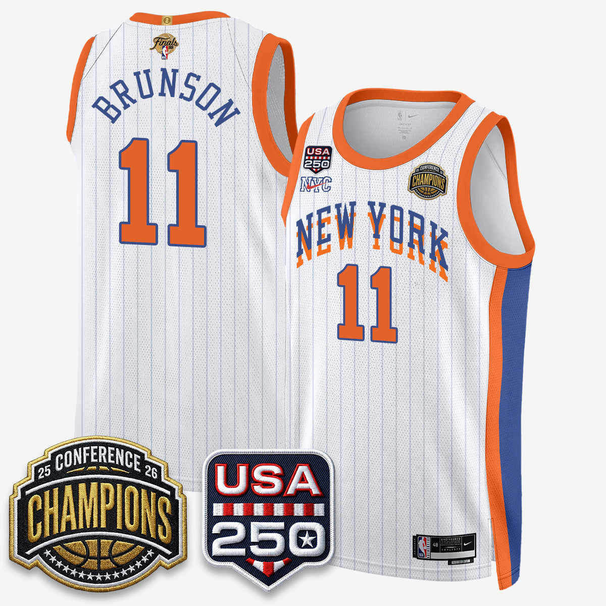 NYK 2026 NBA Eastern Conference Champions City Edition Jersey V2- Stitched