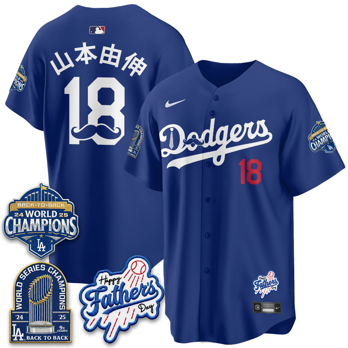 LAD Happy Father's Day 2026 Jersey - Stitched