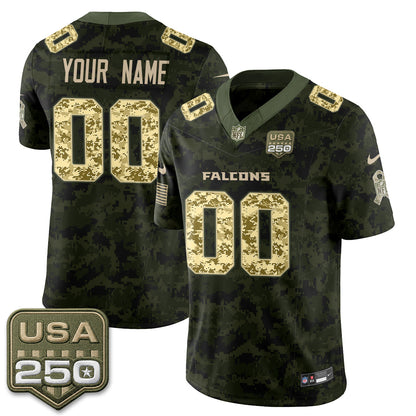 ATL 2026 Salute to Service Vapor Custom Jersey - Stitched