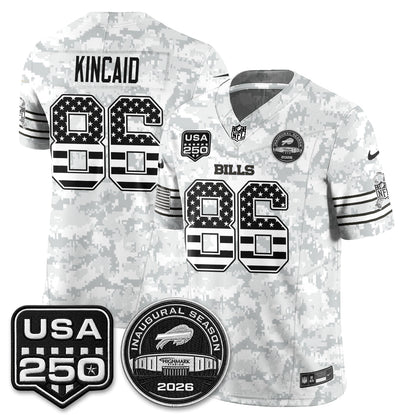 BUF 2026 Salute to Service Edition Vapor Jersey - Stitched