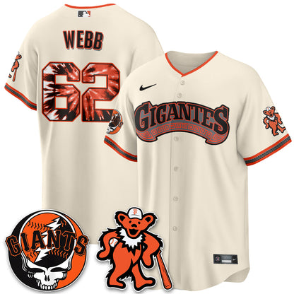 SF x Grateful Dead Vapor Jersey - Stitched