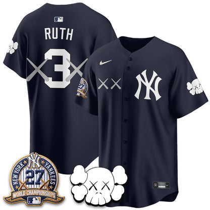 NYY x KAWS Edition Vapor Jersey - Stitched