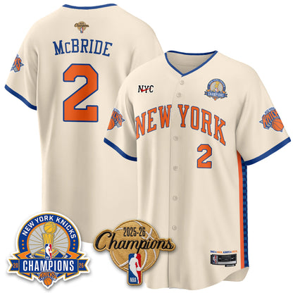 NYK 2026 NBA Champions Special Edition Vapor Jersey V2- Stitched