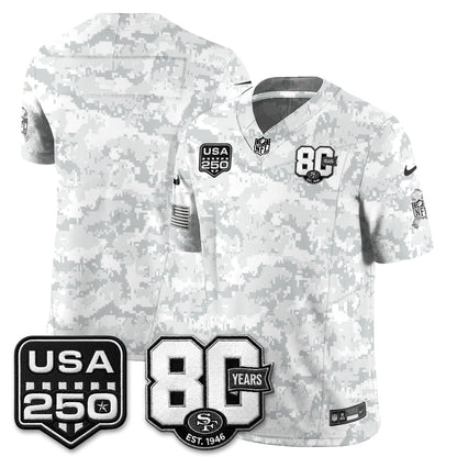 SF 2026 Salute to Service Edition Vapor Jersey - Stitched