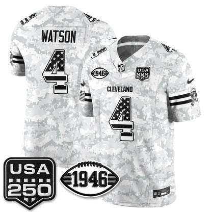 CLE 2026 Salute to Service Vapor Jersey - Stitched