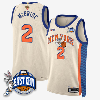 NYK 2026 NBA Finals x Bunny Vapor Jersey - Stitched
