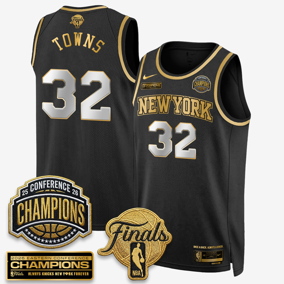NYK 2026 NBA Eastern Conference Champions Vapor Special Edition Jersey - Stitched