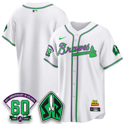 ATL 60th Anniversary Space Ranger Edition Vapor Limited Jersey - Stitched