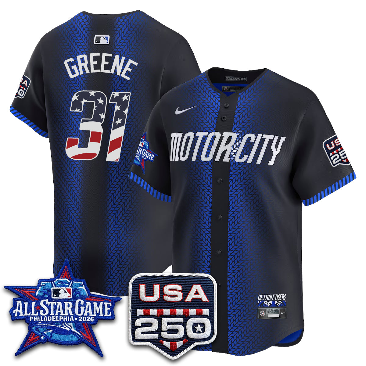 DET 2026 All Star Edition Vapor Jersey - Stitched