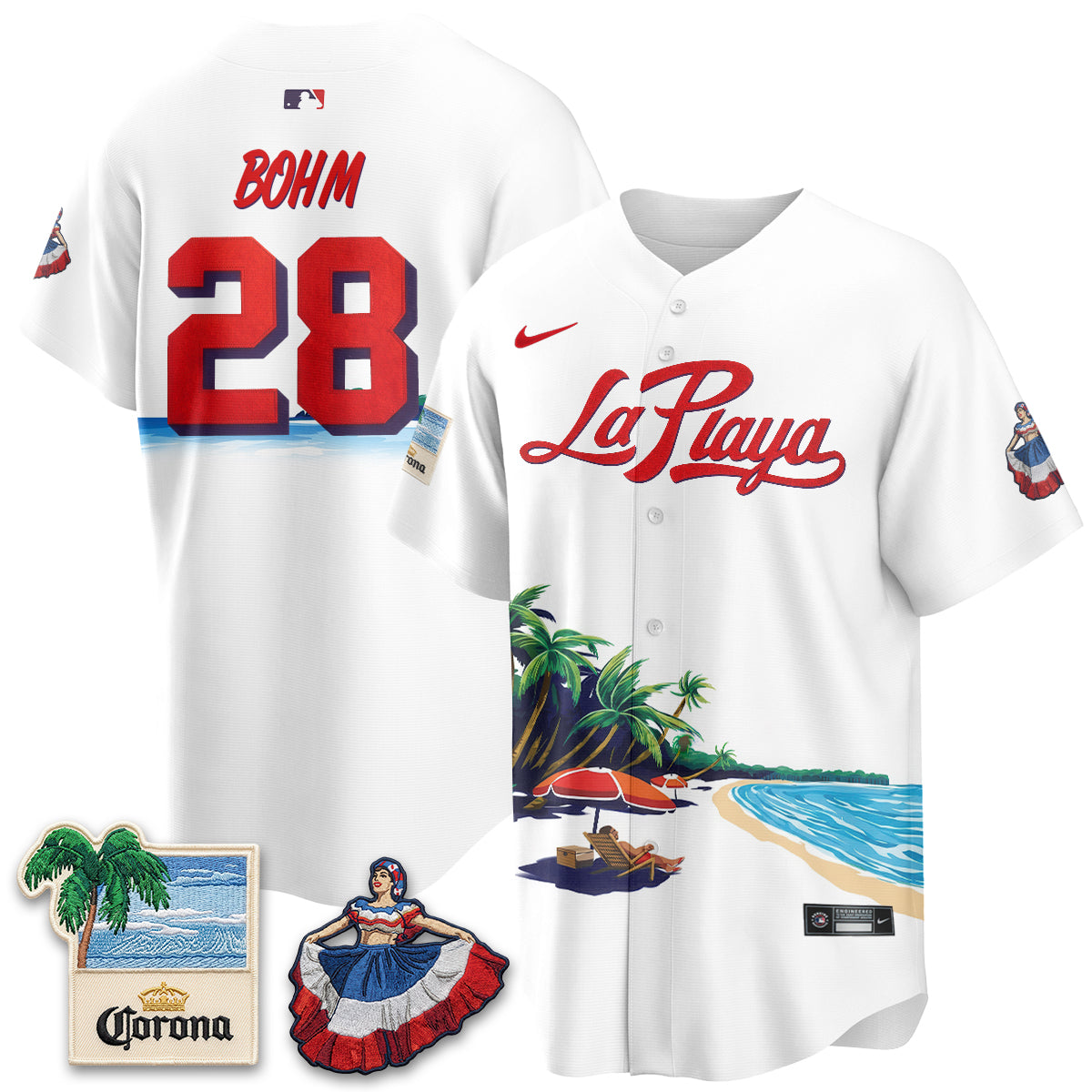 PHI Beach Connect "La Playa" Edition Vapor Jersey- Patch Stitched