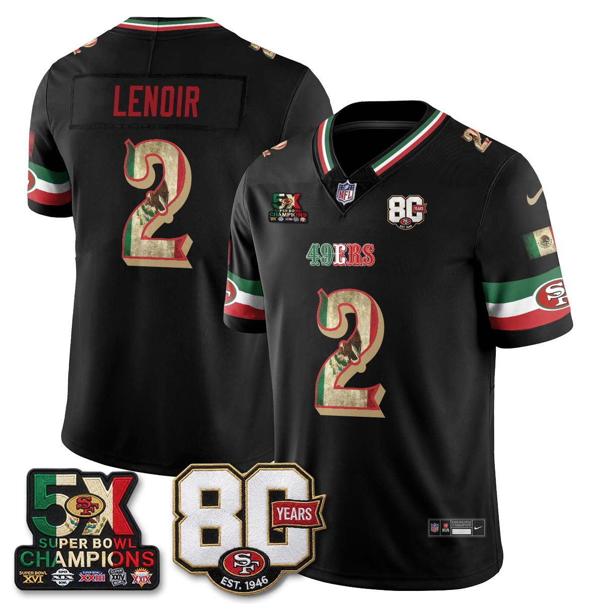 SF Mexican Edition Vapor Jersey - Stitched