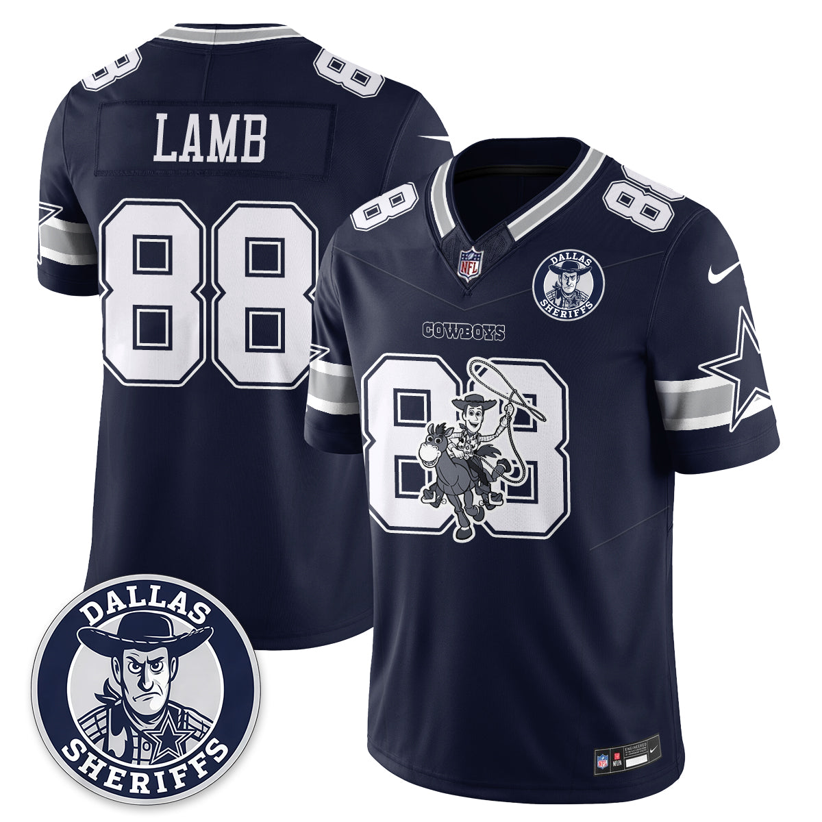 DAL x Toy Cowboy Edition Vapor Jersey - Stitched