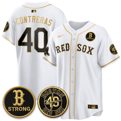 BOS Tim Wakefield Memorial Patch Vaper Premier Limited Jersey - Stitched V2