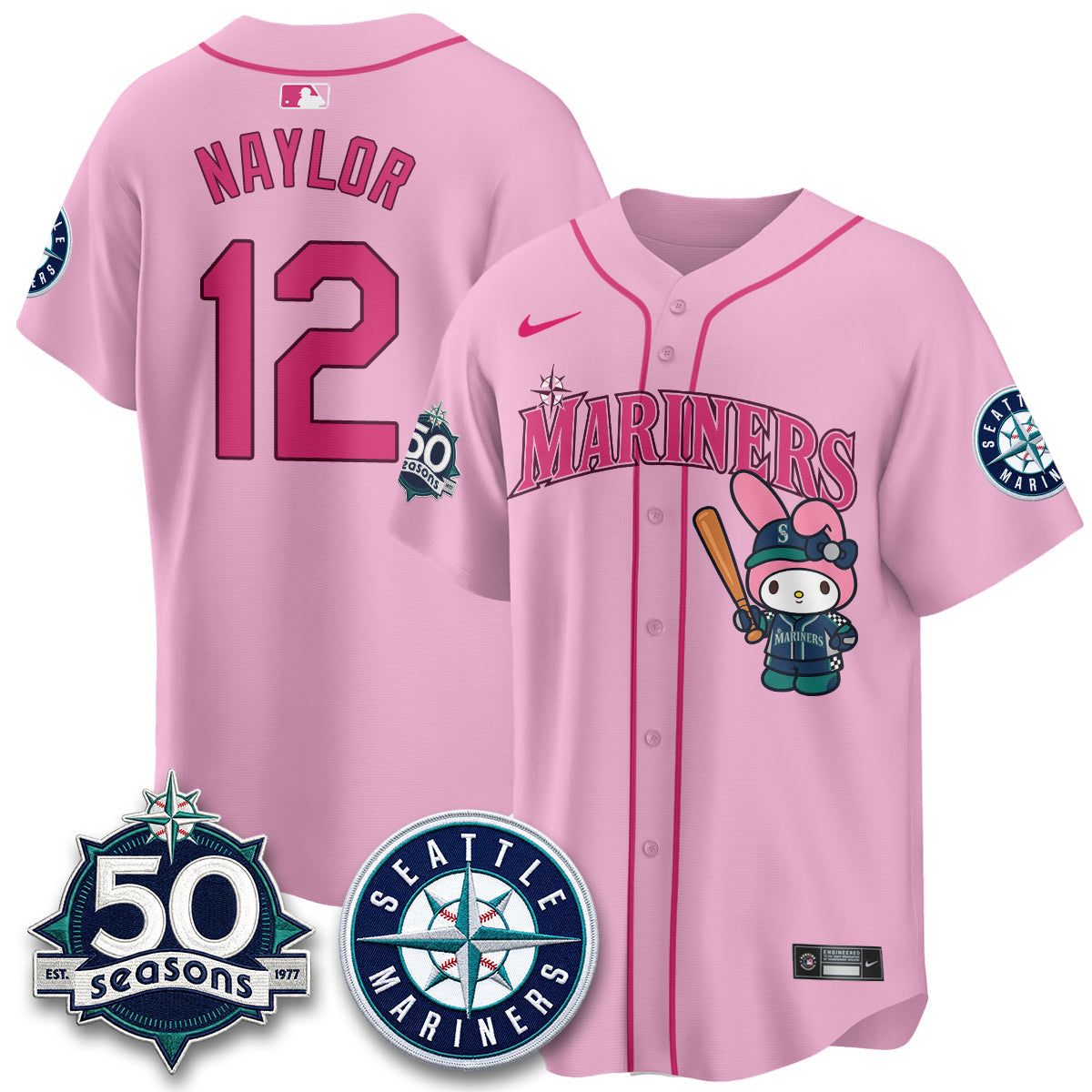 SEA x  Pink Sanrio Friend Vapor Jersey - Stitched