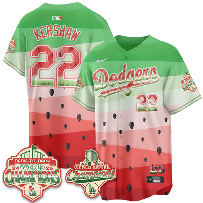 LAD National Watermelon Day Vapor Jersey - Stitched