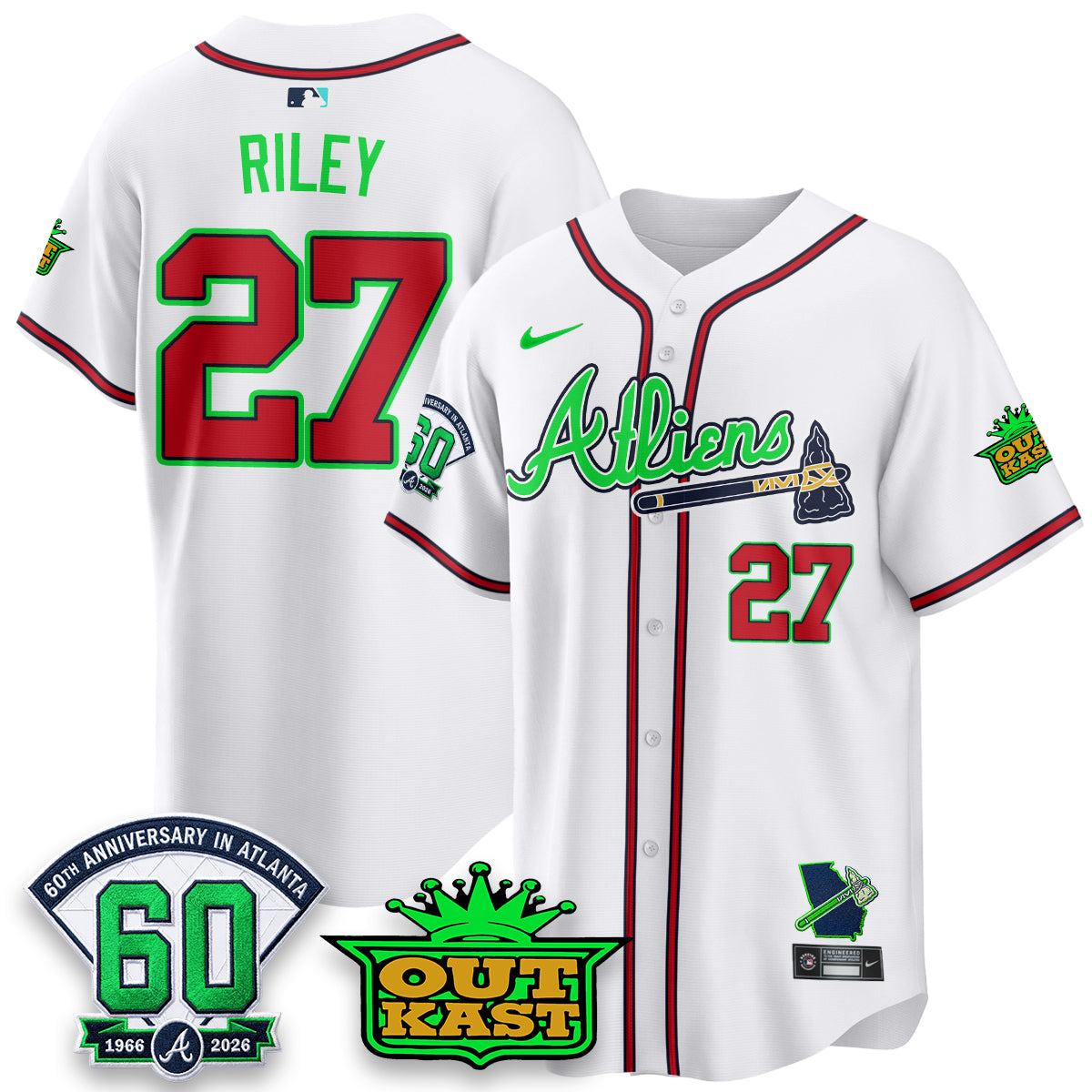 ATL x Atliens Cool Base Galaxy Version Jersey - Stitched-NQD