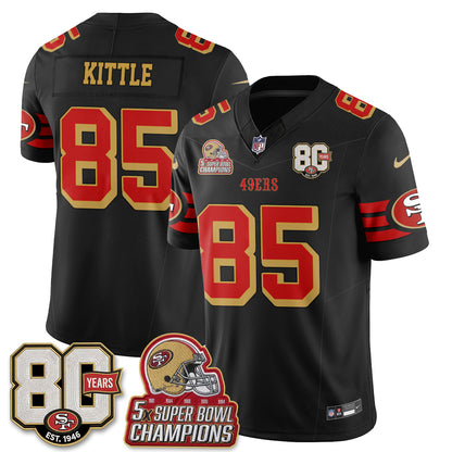 SF Throwback Vapor Jersey - Stitched