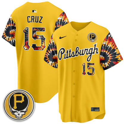PIT x Grateful Dead Vapor Limited Jersey - Stitched