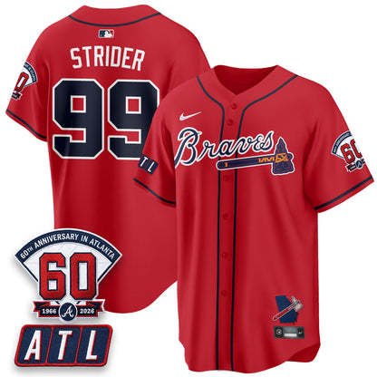 ATL 2026 60th Anniversary Vapor Limited Jersey - Stitched