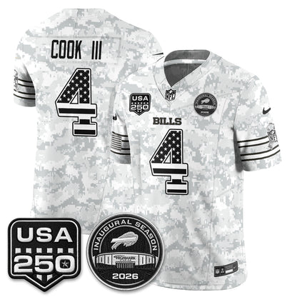 BUF 2026 Salute to Service Edition Vapor Jersey - Stitched